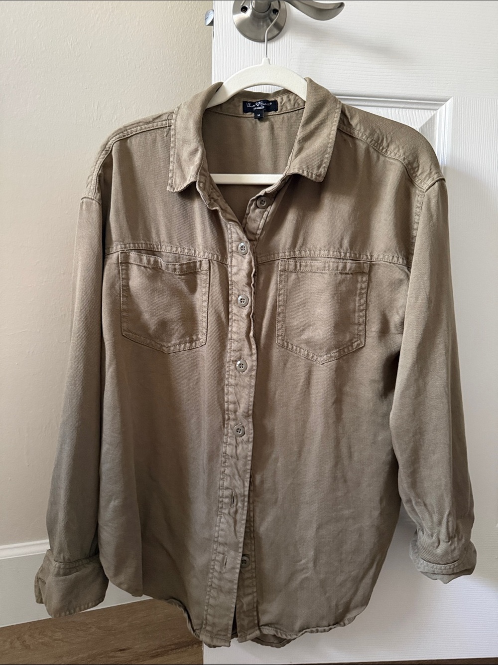 Velvet Heart Tencel/Linen Button-Down Shirt